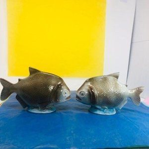 Vintage MCS Piranhas Handcrafted (2), they are very realistic glaze